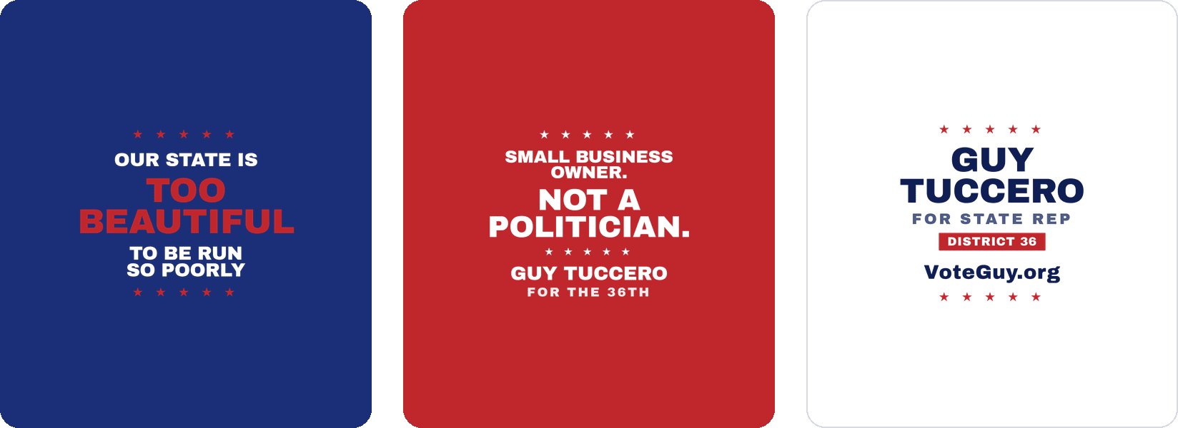 Guy Tuccero campaign apparel